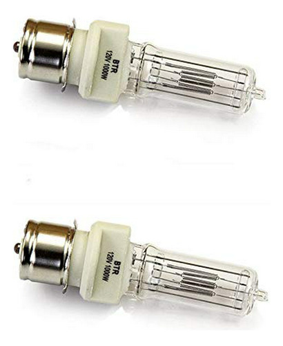 Foco De Halogeno - 2 Piezas Btr 1000w - T7 - 120v - Cl - P28