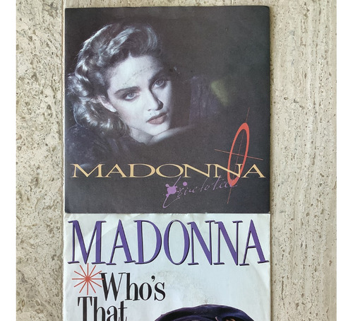 Madonna - Live To Tell - Whos That Girl Vinilo 7 Combo X2 Eu (Usado)