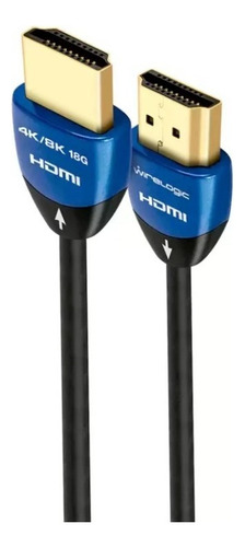 Cable Hdmi Wire Logic 8k / 4k, 3.6m, (tv,xbox,ps) Kit 2 Pzas