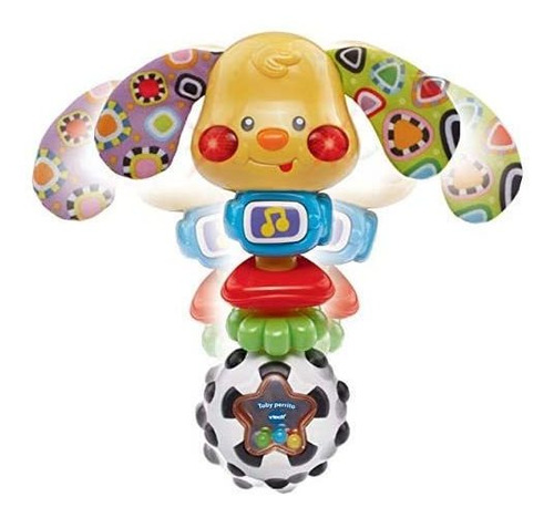 Vtech Toby El Perrito Sonajero Electrónico Con Luz Y Sonido