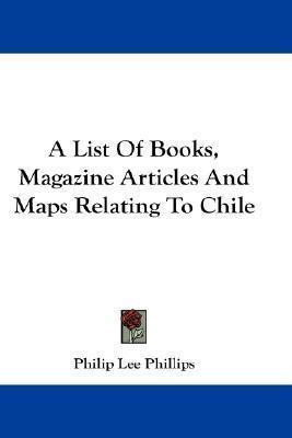 A List Of Books, Magazine Articles And Maps Relating To C...