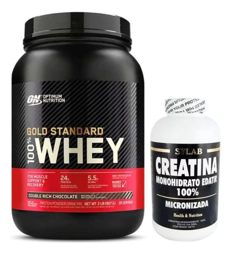 Optimum Nutrition 2lb + Creatina Sylab 300g