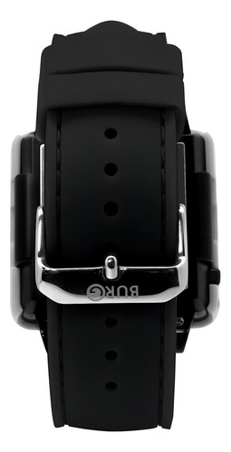 Smartwatch Burg Neón 16 A display de 1.54" con correa color negro y caja color plata
