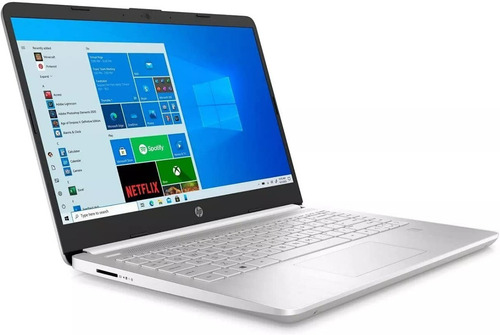 Imagen 5 de 5 de Laptop Hp 14 Core I3 11va 128gb Ssd 4gb Ram Win10 Plata Color Plateado