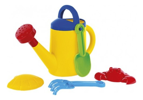 Brinquedo De Praia Regador Com Acessórios Infantil Plastico