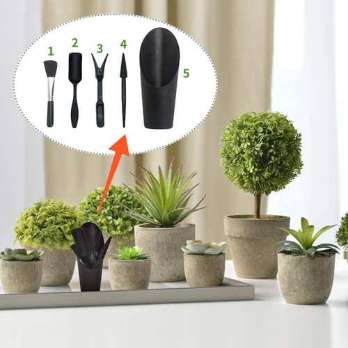 Kit Mini Herramientas Para Suculentas Con Pala Y Cuchara