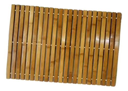 Alfombrilla De Baño De Madera De Bambú , Alfombrillas De