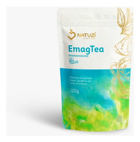 Kit 3 Chás Sb + Emag + Metab Tea Natuzí Premium Blend