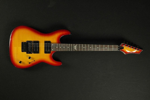 Imagem 1 de 10 de Guitarra Dean Custom 380 Floyd Trans Amberburst-novo C/ Nota