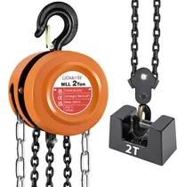 Comprar Polipastos Manuales Grúa Manual Cadena 5 M, Carga 2t Goxawee