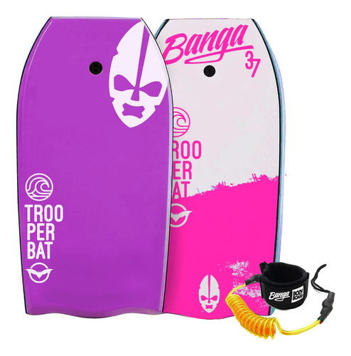 35%off- Tabla Bodyboard Banga Trooper 37  C/ Pita - Barrenar