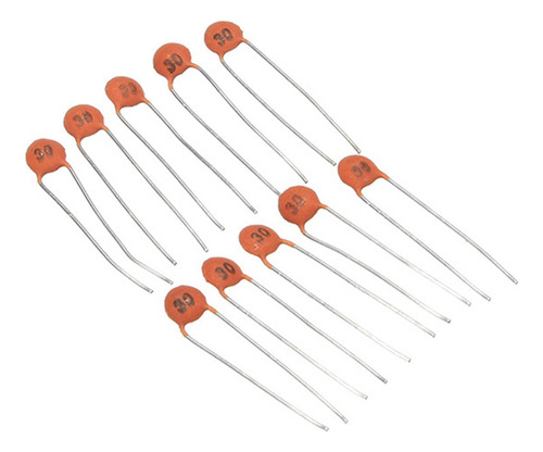 30 Valores 300pcs Condensador De Cerámica Kit De Surtido