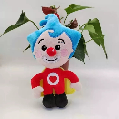 Peluche Payaso Plim Dibujos Animados Regalo Suave Felpa