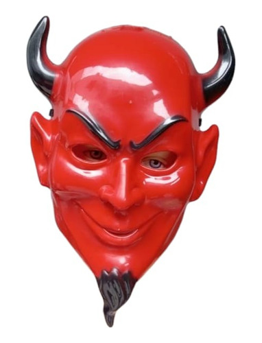 5 Máscaras De Diablito Rojo Para Niño Color Diseño Unico