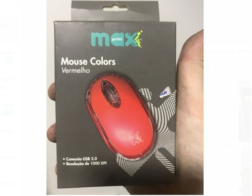 Mouse Óptico Com Fio Max Mídia