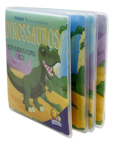 Tchibum – Um livro de banho! Dinossauros, de © Todolivro Ltda.. Editorial Todolivro Distribuidora Ltda. em português, 2021