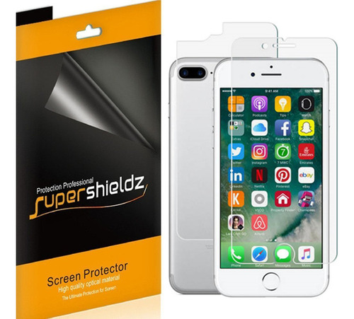 Supershieldz - Protector De Pantalla Para iPhone 8 Plus Y Ip