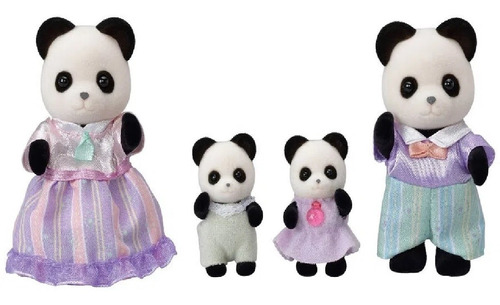 Divertido juguete familiar de panda de Sylvanian Families