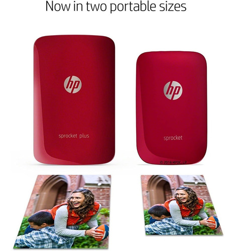 Imagen 3 de 9 de 50 Hojas Papel Fotografico Adhesivo Hp Sprocket 5x7,6 Cm