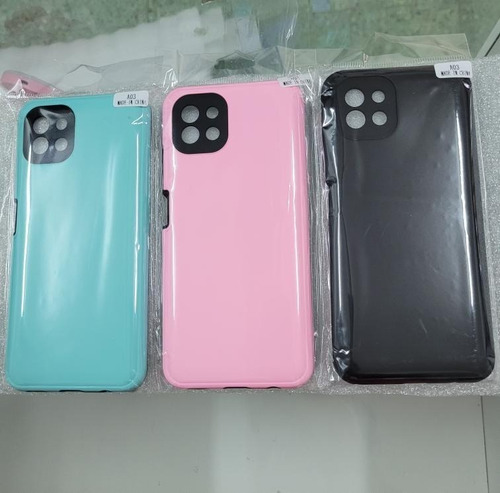 Funda Reforzada Soft + Film Hidrogel Devia Para Samsung A03