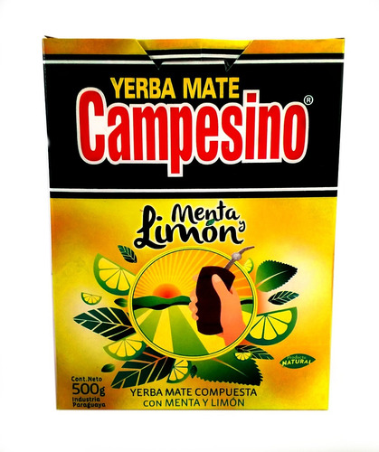 Yerba Mate Campesino Menta-limón  3 Kilos