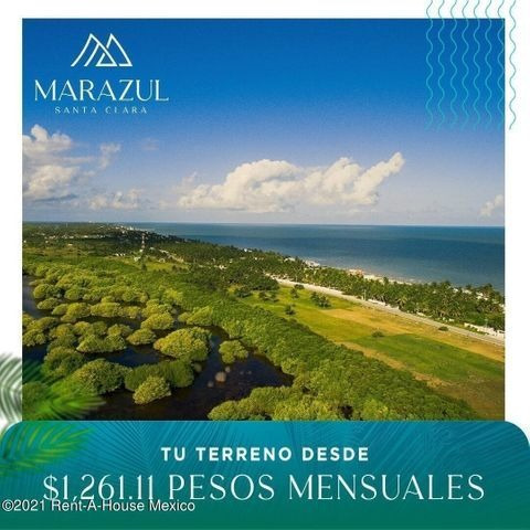 Imagen 1 de 11 de Terreno De Playa En Venta Dzidzantun Santa Clara Mt 22-2458