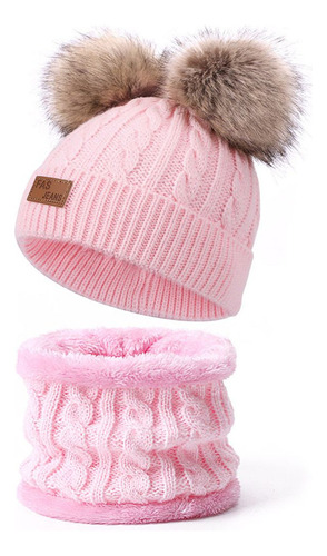 * Gorro Punto, Bufanda Infantil, Gorro Para Niños, Bufanda