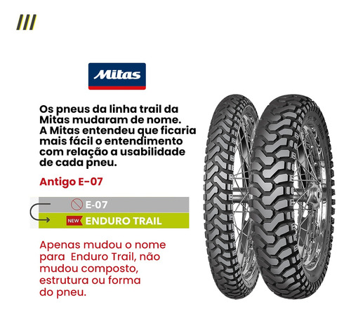 Pneu Dianteiro Mitas E-07 90/90-21 54t Tiger 900