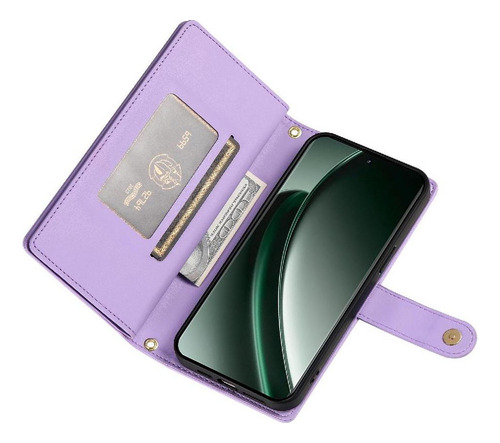Funda Abatible For Realme Gt6 5g Con Ranuras For Tarjetas