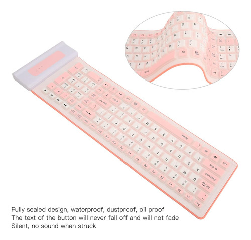 Teclado De Silicona, Teclado De Silicona Plegable...