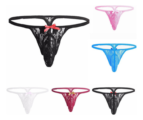 Pantalones Cortos Cómodos Con Tanga Con Espalda En T Para Ho