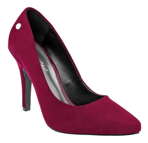 Zapatilla Moramora 114221801 Para Mujer Color Vino E5 Cuotas sin