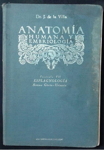 Anatomia Humana Y Embriologia Dr J De La Villa