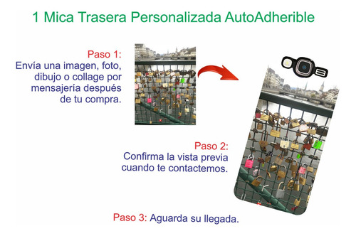 T9 Mp1718 Meitu Personalización Mica Trasera/no Cristal