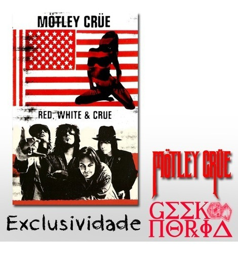 Placa Criativa Decorativa Personalizada Motley Crue