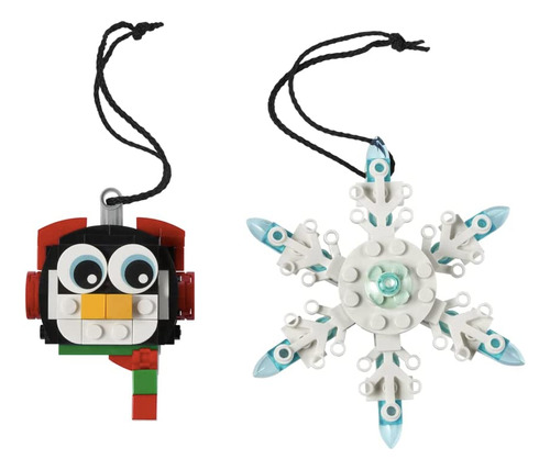 Ornamento De Copo De Nieve De Lego Penguin (40572) Decoració