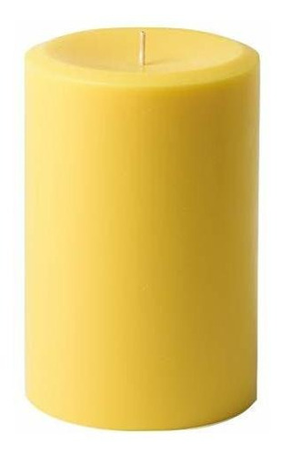 Mister Candle Vela Aromatica Citronela Amarilla 3.9 5.9