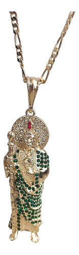 San Judas Tadeo Collar, Oro Lam 18k, Medalla San Judas Tadeo
