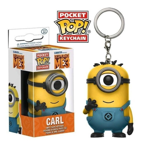 Funko Pop Pocket Keychain Llavero Despicable Me Carl Minios