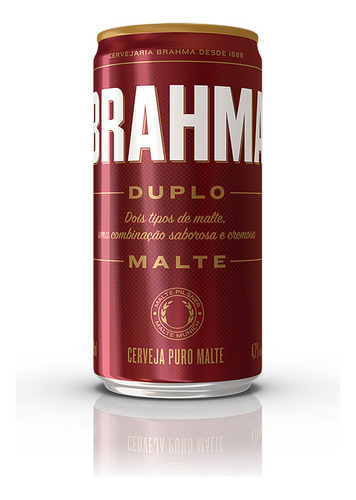 Cerveja Brahma Duplo Malte Pilsner lata 269ml