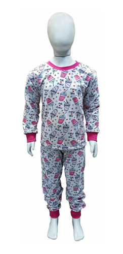Imagem 2 de 3 de Pijama Infantil Tamanhos 8/10/12 Múltiplas Estampas Menina