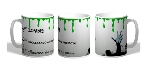 Taza Desayuno Zombie - Tazas Divertidas - De Cerámica 