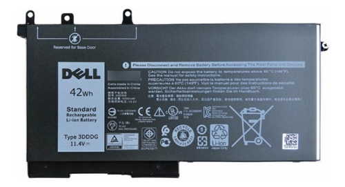 Bateria Dell Latitude 12-5280 14-5480 15-5580 Original 3dddg