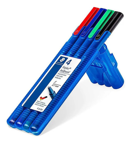 Caneta Staedtler Triplus Ballpoint Xb Esferografica 4 Cores