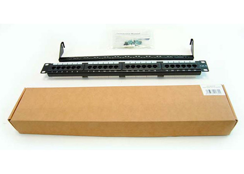 Patch Panel 24 Puertos Cat6  Qnet6pp24