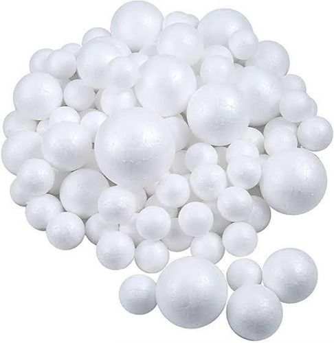 100 Bolas O Esferas De Unicel 4.5 Cm #3 Para Manualidades 