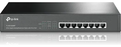 Conmutador Poe Tp-link Tl-sg1008mp 8 Puertos Gigabit 8 Poe+