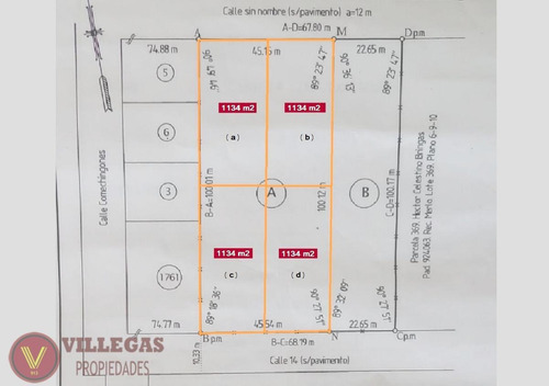 Imagen 7 de 7 de Terreno 1134 M2 Venta Calle 14 Los Molles San Luis