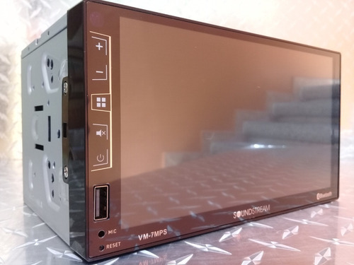 Auto Estereo De Pantalla Soundstream Vm-7mps Bluetooth Usb Doble Din Con Camara De Reversa
