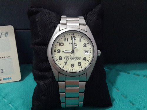 Reloj Seiko Mod 7n42 Mundial Corea Japon Numerado Acero Inox (Usado)